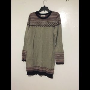 Cute nice and warm sweater dresss long sleeve.